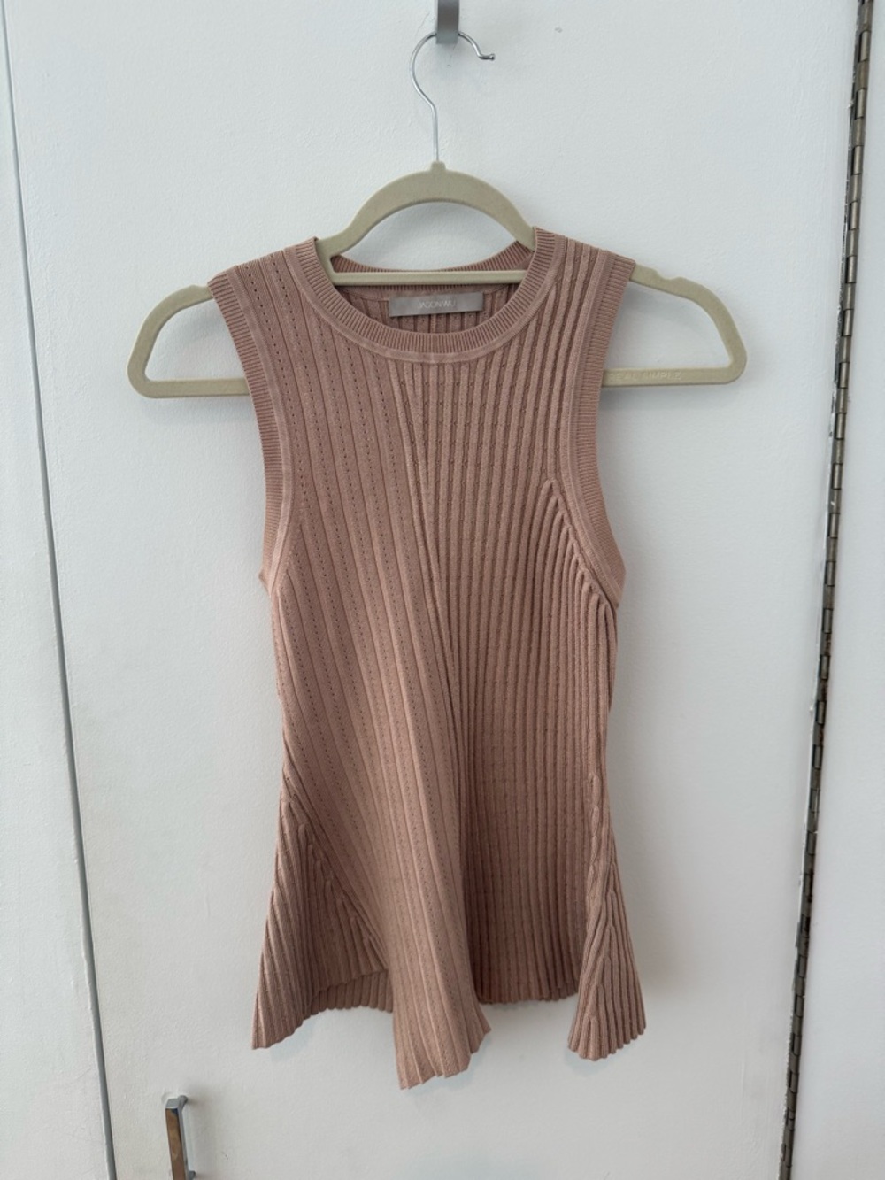 Jason Wu Sleeveless Ribbed Knit Top